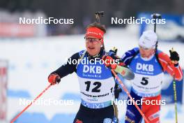 04.03.2023, Nove Mesto, Czech Republic (CZE): Benedikt Doll (GER) - IBU World Cup Biathlon, pursuit men, Nove Mesto (CZE). www.nordicfocus.com. © Manzoni/NordicFocus. Every downloaded picture is fee-liable.