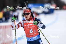 05.03.2023, Nove Mesto, Czech Republic (CZE): Joanne Reid (USA) - IBU World Cup Biathlon, single mixed relay, Nove Mesto (CZE). www.nordicfocus.com. © Manzoni/NordicFocus. Every downloaded picture is fee-liable.