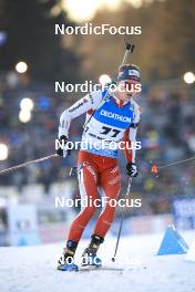 02.03.2023, Nove Mesto, Czech Republic (CZE): Sebastian Stalder (SUI) - IBU World Cup Biathlon, sprint men, Nove Mesto (CZE). www.nordicfocus.com. © Manzoni/NordicFocus. Every downloaded picture is fee-liable.