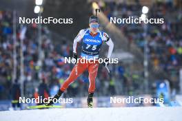 02.03.2023, Nove Mesto, Czech Republic (CZE): Niklas Hartweg (SUI) - IBU World Cup Biathlon, sprint men, Nove Mesto (CZE). www.nordicfocus.com. © Manzoni/NordicFocus. Every downloaded picture is fee-liable.