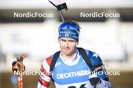 02.03.2023, Nove Mesto, Czech Republic (CZE): Sean Doherty (USA) - IBU World Cup Biathlon, sprint men, Nove Mesto (CZE). www.nordicfocus.com. © Manzoni/NordicFocus. Every downloaded picture is fee-liable.