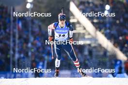 02.03.2023, Nove Mesto, Czech Republic (CZE): Vincent Bonacci (USA) - IBU World Cup Biathlon, sprint men, Nove Mesto (CZE). www.nordicfocus.com. © Manzoni/NordicFocus. Every downloaded picture is fee-liable.