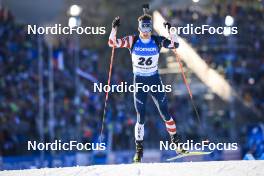 02.03.2023, Nove Mesto, Czech Republic (CZE): Sean Doherty (USA) - IBU World Cup Biathlon, sprint men, Nove Mesto (CZE). www.nordicfocus.com. © Manzoni/NordicFocus. Every downloaded picture is fee-liable.