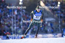 02.03.2023, Nove Mesto, Czech Republic (CZE): Karol Dombrovski (LTU) - IBU World Cup Biathlon, sprint men, Nove Mesto (CZE). www.nordicfocus.com. © Manzoni/NordicFocus. Every downloaded picture is fee-liable.