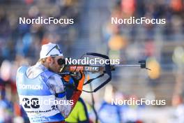 02.03.2023, Nove Mesto, Czech Republic (CZE): Simon Eder (AUT) - IBU World Cup Biathlon, sprint men, Nove Mesto (CZE). www.nordicfocus.com. © Manzoni/NordicFocus. Every downloaded picture is fee-liable.