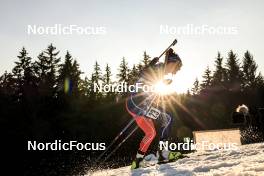 03.03.2023, Nove Mesto, Czech Republic (CZE): Lou Jeanmonnot (FRA) - IBU World Cup Biathlon, sprint women, Nove Mesto (CZE). www.nordicfocus.com. © Manzoni/NordicFocus. Every downloaded picture is fee-liable.