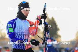 28.02.2023, Nove Mesto, Czech Republic (CZE): Fabien Claude (FRA) - IBU World Cup Biathlon, training, Nove Mesto (CZE). www.nordicfocus.com. © Manzoni/NordicFocus. Every downloaded picture is fee-liable.