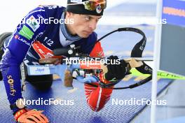 28.02.2023, Nove Mesto, Czech Republic (CZE): Oscar Lombardot (FRA) - IBU World Cup Biathlon, training, Nove Mesto (CZE). www.nordicfocus.com. © Manzoni/NordicFocus. Every downloaded picture is fee-liable.