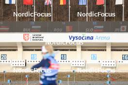 01.03.2023, Nove Mesto, Czech Republic (CZE): Ingrid Landmark Tandrevold (NOR) - IBU World Cup Biathlon, training, Nove Mesto (CZE). www.nordicfocus.com. © Manzoni/NordicFocus. Every downloaded picture is fee-liable.