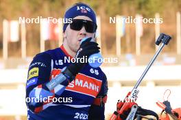 28.02.2023, Nove Mesto, Czech Republic (CZE): Johannes Dale (NOR) - IBU World Cup Biathlon, training, Nove Mesto (CZE). www.nordicfocus.com. © Manzoni/NordicFocus. Every downloaded picture is fee-liable.