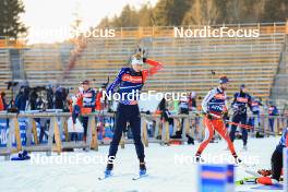 28.02.2023, Nove Mesto, Czech Republic (CZE): Eric Perrot (FRA) - IBU World Cup Biathlon, training, Nove Mesto (CZE). www.nordicfocus.com. © Manzoni/NordicFocus. Every downloaded picture is fee-liable.