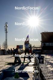 09.03.2023, Oestersund, Sweden, (SWE): Philipp Nawrath (GER), Serafin Wiestner (SUI), (l-r) - IBU World Cup Biathlon, individual men, Oestersund (SWE). www.nordicfocus.com. © Manzoni/NordicFocus. Every downloaded picture is fee-liable.
