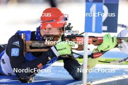 09.03.2023, Oestersund, Sweden, (SWE): David Zobel (GER) - IBU World Cup Biathlon, individual men, Oestersund (SWE). www.nordicfocus.com. © Manzoni/NordicFocus. Every downloaded picture is fee-liable.