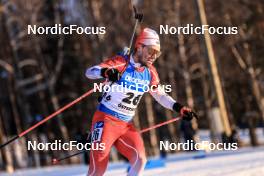 09.03.2023, Oestersund, Sweden, (SWE): Christian Gow (CAN) - IBU World Cup Biathlon, individual men, Oestersund (SWE). www.nordicfocus.com. © Manzoni/NordicFocus. Every downloaded picture is fee-liable.