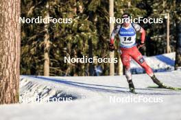 09.03.2023, Oestersund, Sweden, (SWE): David Komatz (AUT) - IBU World Cup Biathlon, individual men, Oestersund (SWE). www.nordicfocus.com. © Manzoni/NordicFocus. Every downloaded picture is fee-liable.
