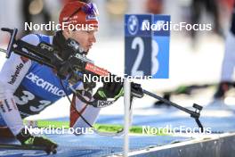 09.03.2023, Oestersund, Sweden, (SWE): Niklas Hartweg (SUI) - IBU World Cup Biathlon, individual men, Oestersund (SWE). www.nordicfocus.com. © Manzoni/NordicFocus. Every downloaded picture is fee-liable.