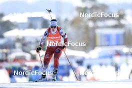 09.03.2023, Oestersund, Sweden, (SWE): Dunja Zdouc (AUT) - IBU World Cup Biathlon, individual women, Oestersund (SWE). www.nordicfocus.com. © Manzoni/NordicFocus. Every downloaded picture is fee-liable.