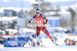 09.03.2023, Oestersund, Sweden, (SWE): Dunja Zdouc (AUT) - IBU World Cup Biathlon, individual women, Oestersund (SWE). www.nordicfocus.com. © Manzoni/NordicFocus. Every downloaded picture is fee-liable.