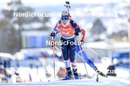 09.03.2023, Oestersund, Sweden, (SWE): Kelsey Joan Dickinson (USA) - IBU World Cup Biathlon, individual women, Oestersund (SWE). www.nordicfocus.com. © Manzoni/NordicFocus. Every downloaded picture is fee-liable.
