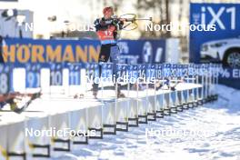 12.03.2023, Oestersund, Sweden, (SWE): David Zobel (GER) - IBU World Cup Biathlon, mass men, Oestersund (SWE). www.nordicfocus.com. © Manzoni/NordicFocus. Every downloaded picture is fee-liable.
