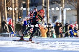 12.03.2023, Oestersund, Sweden, (SWE): David Zobel (GER) - IBU World Cup Biathlon, mass men, Oestersund (SWE). www.nordicfocus.com. © Manzoni/NordicFocus. Every downloaded picture is fee-liable.
