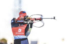 12.03.2023, Oestersund, Sweden, (SWE): Roman Rees (GER) - IBU World Cup Biathlon, mass men, Oestersund (SWE). www.nordicfocus.com. © Manzoni/NordicFocus. Every downloaded picture is fee-liable.