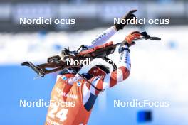 12.03.2023, Oestersund, Sweden, (SWE): Sean Doherty (USA) - IBU World Cup Biathlon, mass men, Oestersund (SWE). www.nordicfocus.com. © Manzoni/NordicFocus. Every downloaded picture is fee-liable.