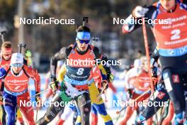 12.03.2023, Oestersund, Sweden, (SWE): Tommaso Giacomel (ITA) - IBU World Cup Biathlon, mass men, Oestersund (SWE). www.nordicfocus.com. © Manzoni/NordicFocus. Every downloaded picture is fee-liable.