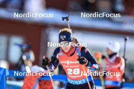 12.03.2023, Oestersund, Sweden, (SWE): Endre Stroemsheim (NOR) - IBU World Cup Biathlon, mass men, Oestersund (SWE). www.nordicfocus.com. © Manzoni/NordicFocus. Every downloaded picture is fee-liable.