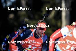 12.03.2023, Oestersund, Sweden, (SWE): Johannes Kuehn (GER) - IBU World Cup Biathlon, mass men, Oestersund (SWE). www.nordicfocus.com. © Manzoni/NordicFocus. Every downloaded picture is fee-liable.