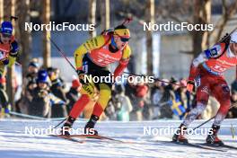 12.03.2023, Oestersund, Sweden, (SWE): Florent Claude (BEL) - IBU World Cup Biathlon, mass men, Oestersund (SWE). www.nordicfocus.com. © Manzoni/NordicFocus. Every downloaded picture is fee-liable.