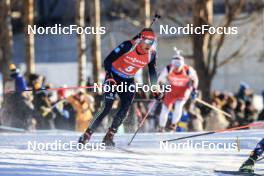 12.03.2023, Oestersund, Sweden, (SWE): Roman Rees (GER) - IBU World Cup Biathlon, mass men, Oestersund (SWE). www.nordicfocus.com. © Manzoni/NordicFocus. Every downloaded picture is fee-liable.
