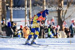 12.03.2023, Oestersund, Sweden, (SWE): Jesper Nelin (SWE) - IBU World Cup Biathlon, mass men, Oestersund (SWE). www.nordicfocus.com. © Manzoni/NordicFocus. Every downloaded picture is fee-liable.