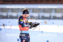 12.03.2023, Oestersund, Sweden, (SWE): Sturla Holm Laegreid (NOR) - IBU World Cup Biathlon, mass men, Oestersund (SWE). www.nordicfocus.com. © Manzoni/NordicFocus. Every downloaded picture is fee-liable.