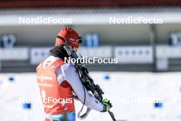 12.03.2023, Oestersund, Sweden, (SWE): Niklas Hartweg (SUI) - IBU World Cup Biathlon, mass men, Oestersund (SWE). www.nordicfocus.com. © Manzoni/NordicFocus. Every downloaded picture is fee-liable.