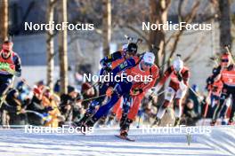 12.03.2023, Oestersund, Sweden, (SWE): Fabien Claude (FRA) - IBU World Cup Biathlon, mass men, Oestersund (SWE). www.nordicfocus.com. © Manzoni/NordicFocus. Every downloaded picture is fee-liable.