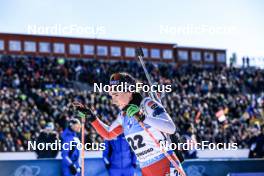 12.03.2023, Oestersund, Sweden, (SWE): Aita Gasparin (SUI) - IBU World Cup Biathlon, mass women, Oestersund (SWE). www.nordicfocus.com. © Manzoni/NordicFocus. Every downloaded picture is fee-liable.