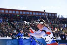 12.03.2023, Oestersund, Sweden, (SWE): Lena Haecki-Gross (SUI) - IBU World Cup Biathlon, mass women, Oestersund (SWE). www.nordicfocus.com. © Manzoni/NordicFocus. Every downloaded picture is fee-liable.