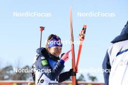 12.03.2023, Oestersund, Sweden, (SWE): Caroline Colombo (FRA) - IBU World Cup Biathlon, mass women, Oestersund (SWE). www.nordicfocus.com. © Manzoni/NordicFocus. Every downloaded picture is fee-liable.