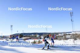 12.03.2023, Oestersund, Sweden, (SWE): Vanessa Voigt (GER), Marketa Davidova (CZE), (l-r) - IBU World Cup Biathlon, mass women, Oestersund (SWE). www.nordicfocus.com. © Manzoni/NordicFocus. Every downloaded picture is fee-liable.