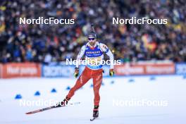 11.03.2023, Oestersund, Sweden, (SWE): Serafin Wiestner (SUI) - IBU World Cup Biathlon, relay men, Oestersund (SWE). www.nordicfocus.com. © Manzoni/NordicFocus. Every downloaded picture is fee-liable.
