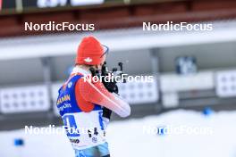 11.03.2023, Oestersund, Sweden, (SWE): Logan Pletz (CAN) - IBU World Cup Biathlon, relay men, Oestersund (SWE). www.nordicfocus.com. © Manzoni/NordicFocus. Every downloaded picture is fee-liable.