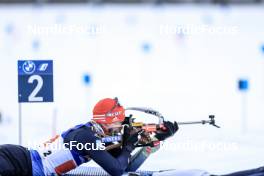11.03.2023, Oestersund, Sweden, (SWE): Roman Rees (GER) - IBU World Cup Biathlon, relay men, Oestersund (SWE). www.nordicfocus.com. © Manzoni/NordicFocus. Every downloaded picture is fee-liable.