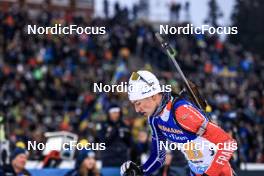11.03.2023, Oestersund, Sweden, (SWE): Eric Perrot (FRA) - IBU World Cup Biathlon, relay men, Oestersund (SWE). www.nordicfocus.com. © Manzoni/NordicFocus. Every downloaded picture is fee-liable.