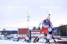 11.03.2023, Oestersund, Sweden, (SWE): Adam Runnalls (CAN) - IBU World Cup Biathlon, relay men, Oestersund (SWE). www.nordicfocus.com. © Manzoni/NordicFocus. Every downloaded picture is fee-liable.