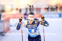 11.03.2023, Oestersund, Sweden, (SWE): Otto Invenius (FIN) - IBU World Cup Biathlon, relay men, Oestersund (SWE). www.nordicfocus.com. © Manzoni/NordicFocus. Every downloaded picture is fee-liable.