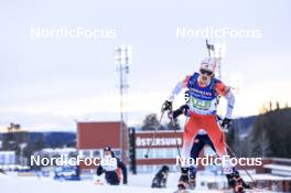 11.03.2023, Oestersund, Sweden, (SWE): Adam Runnalls (CAN) - IBU World Cup Biathlon, relay men, Oestersund (SWE). www.nordicfocus.com. © Manzoni/NordicFocus. Every downloaded picture is fee-liable.