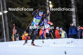 11.03.2023, Oestersund, Sweden, (SWE): Didier Bionaz (ITA) - IBU World Cup Biathlon, relay men, Oestersund (SWE). www.nordicfocus.com. © Manzoni/NordicFocus. Every downloaded picture is fee-liable.