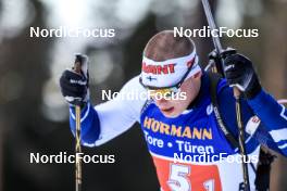 11.03.2023, Oestersund, Sweden, (SWE): Tuomas Harjula (FIN) - IBU World Cup Biathlon, relay men, Oestersund (SWE). www.nordicfocus.com. © Manzoni/NordicFocus. Every downloaded picture is fee-liable.