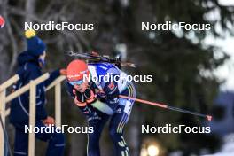 11.03.2023, Oestersund, Sweden, (SWE): Roman Rees (GER) - IBU World Cup Biathlon, relay men, Oestersund (SWE). www.nordicfocus.com. © Manzoni/NordicFocus. Every downloaded picture is fee-liable.